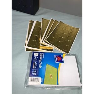 🌟 Customizable Gold Avery Stickers 🌟